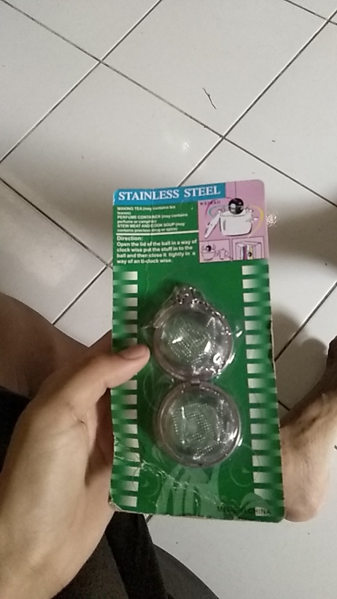 Homemaster Saringan Bumbu Stainless Model Bola 4.5 Cm Sbs45