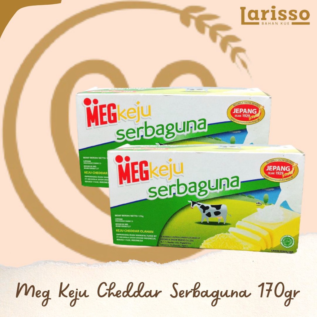 

MEG KEJU CHEDDAR SERBAGUNA 170GR