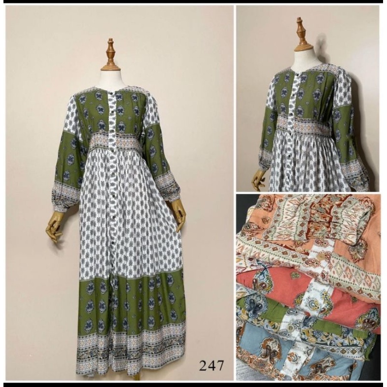 Gamis Lesti Etnik by Jadore