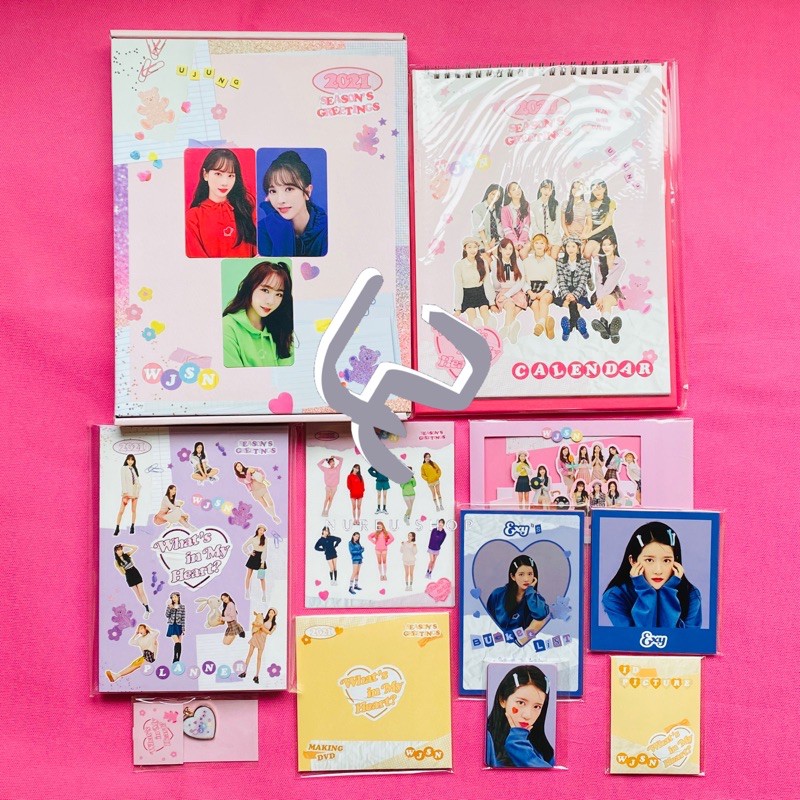 WJSN - 2021 Season’s Greetings “WHAT’S IN MY HEART” (Photocard Polaroid ID Picture Calendar Ktown4u)