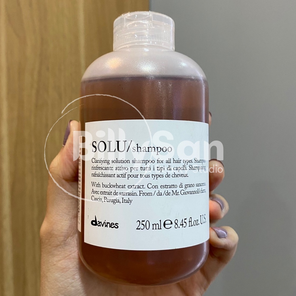 

Davines SOLU Shampoo 250ml. Cleansing, membersihkan kulit kepala