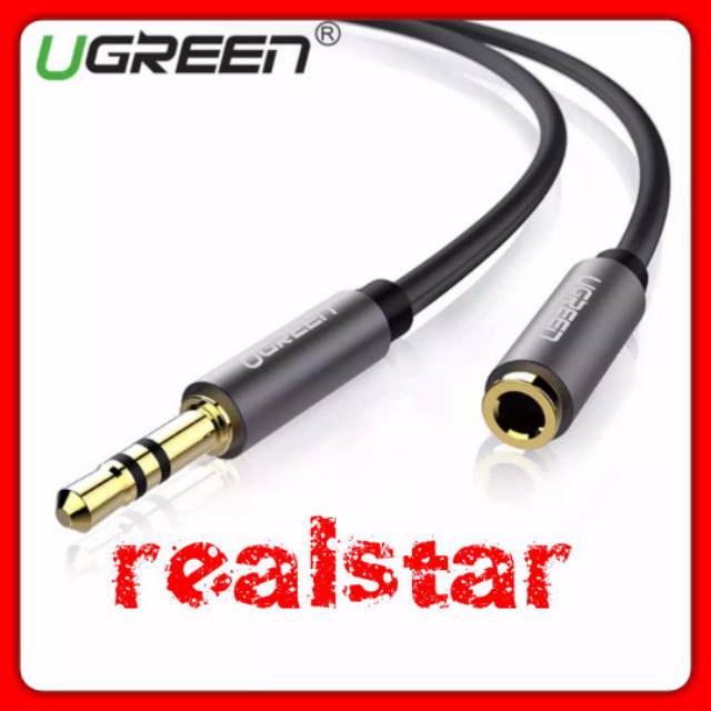 Ugreen Audio Jack Aux 3.5 mm Extension  Male to Female Stereo Adapter Kabel Sambungan Aux 3.5mm