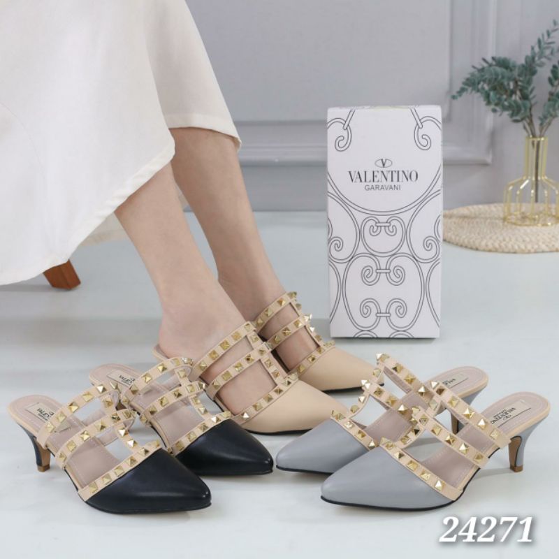 Heel vl wanita import Murah kode 24271