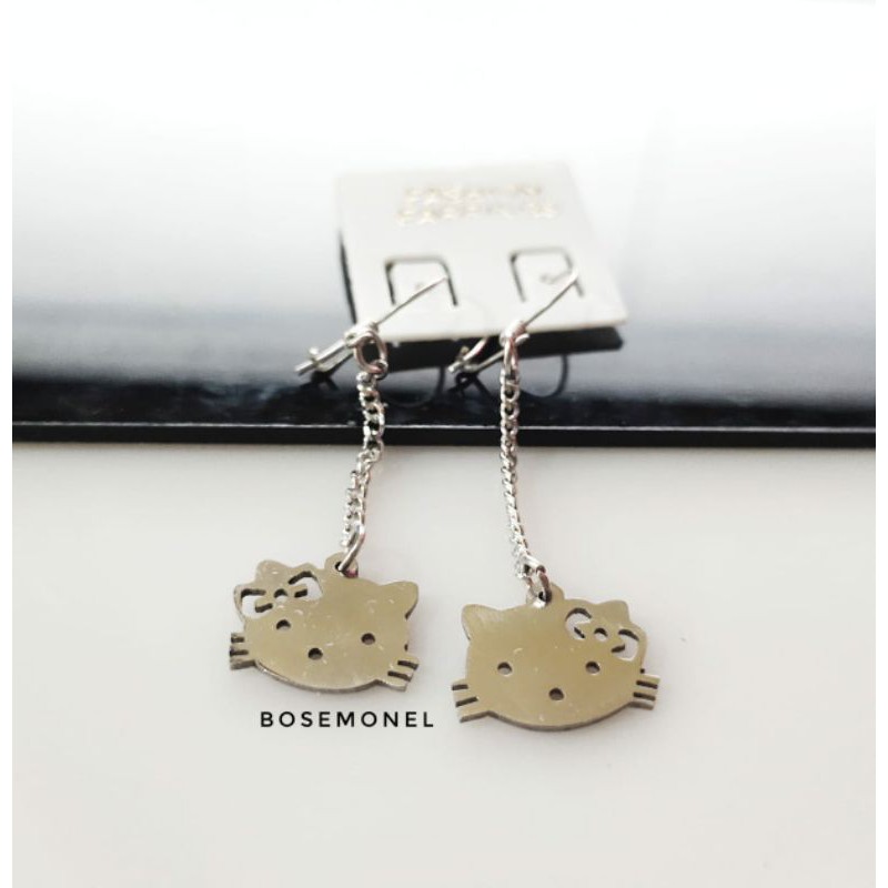 Handmade-Anti Karat! Anting/Giwang Monel Motif Hello Kitty