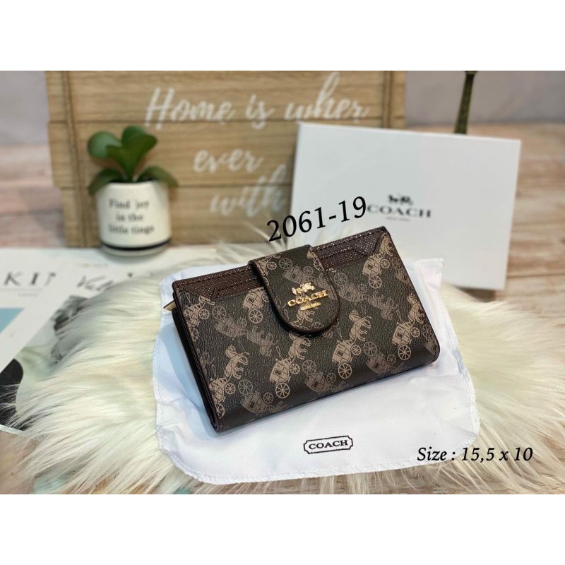 New Dompet 2061 Lidah Kombi Zipper Brand Freee Box Import Semprem