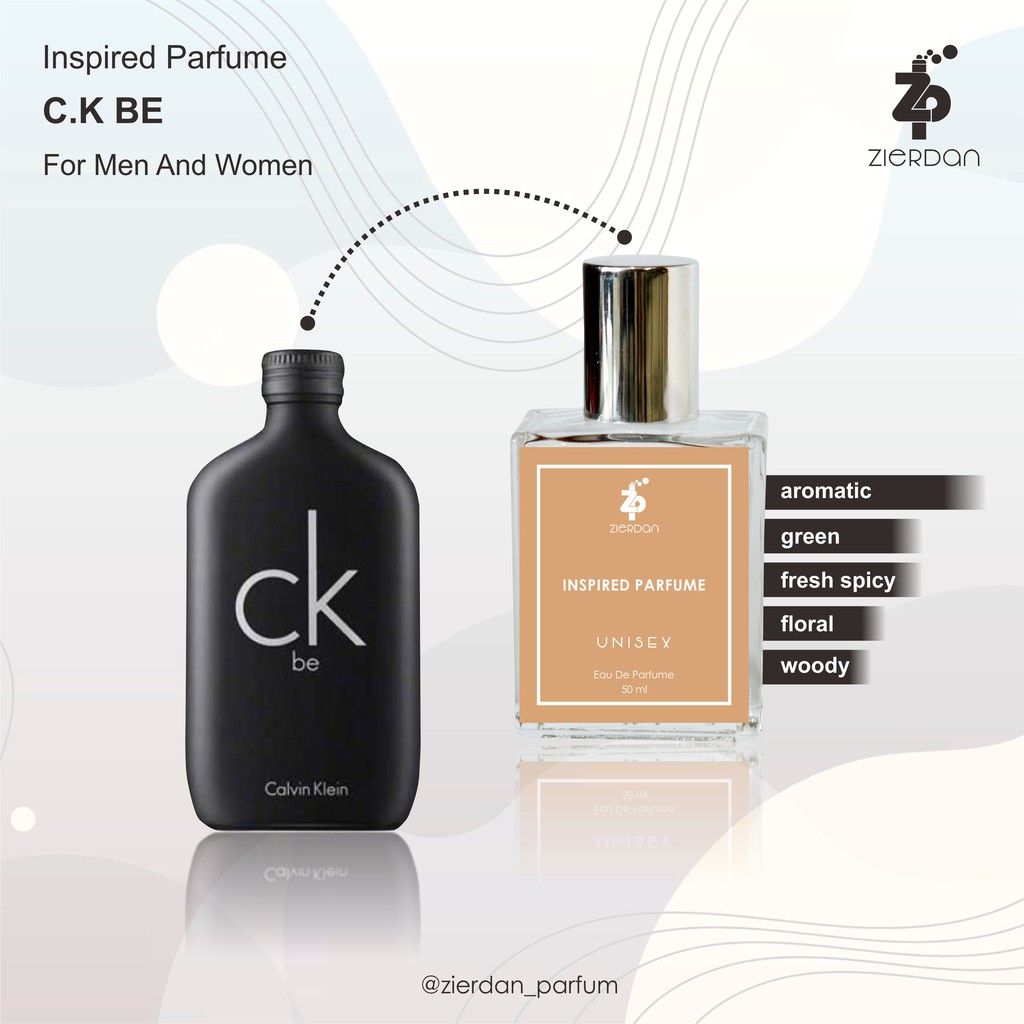 Zierdan Inspired Parfum C.K BE Parfume Farfum  Minyak Wangi Tahan Lama Pria &amp; Wanita Unisex