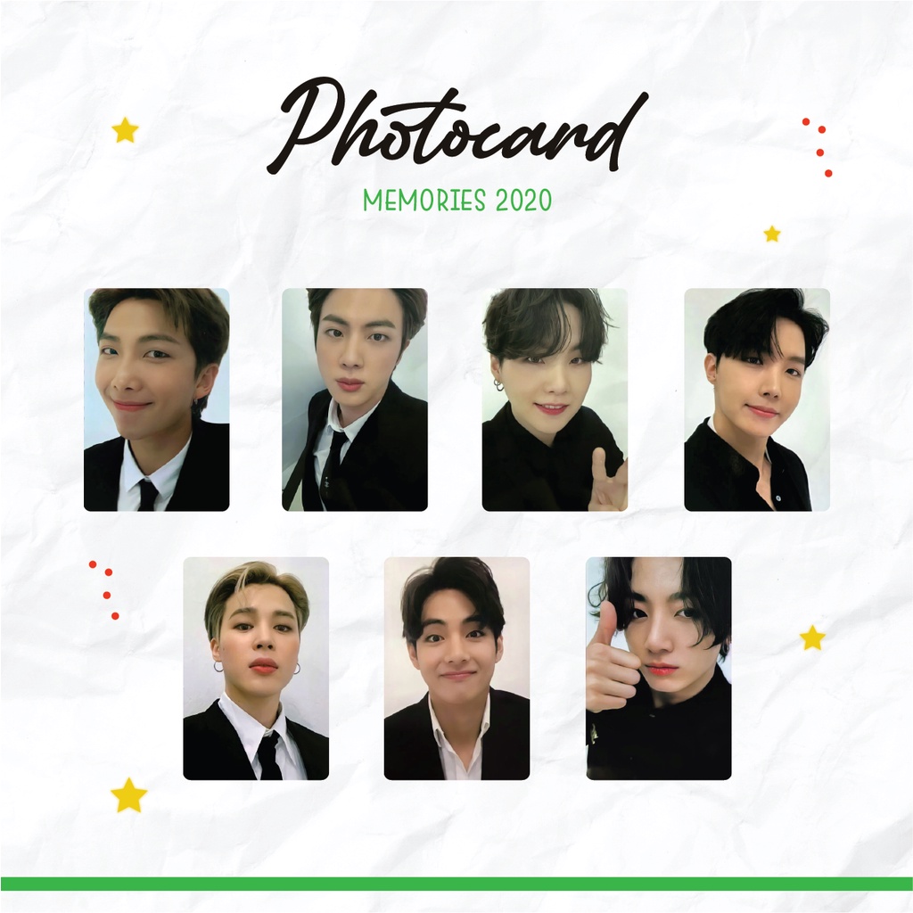 [UNOFFICIAL] Photocard BTS Memories 2020
