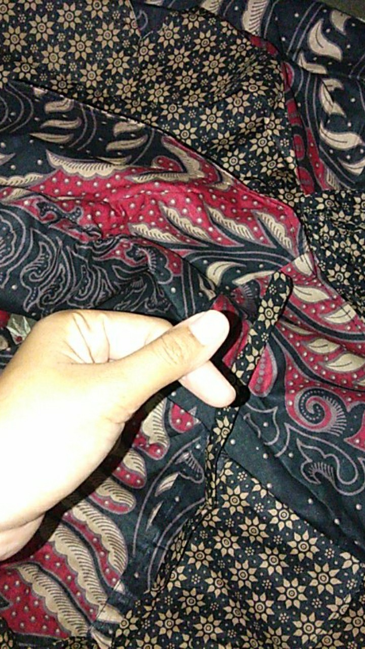 Couple Jessy Puser Merah Terbaru • Kerah Jas Berbusa • Sarimbit Batik • Couple Keluarga •