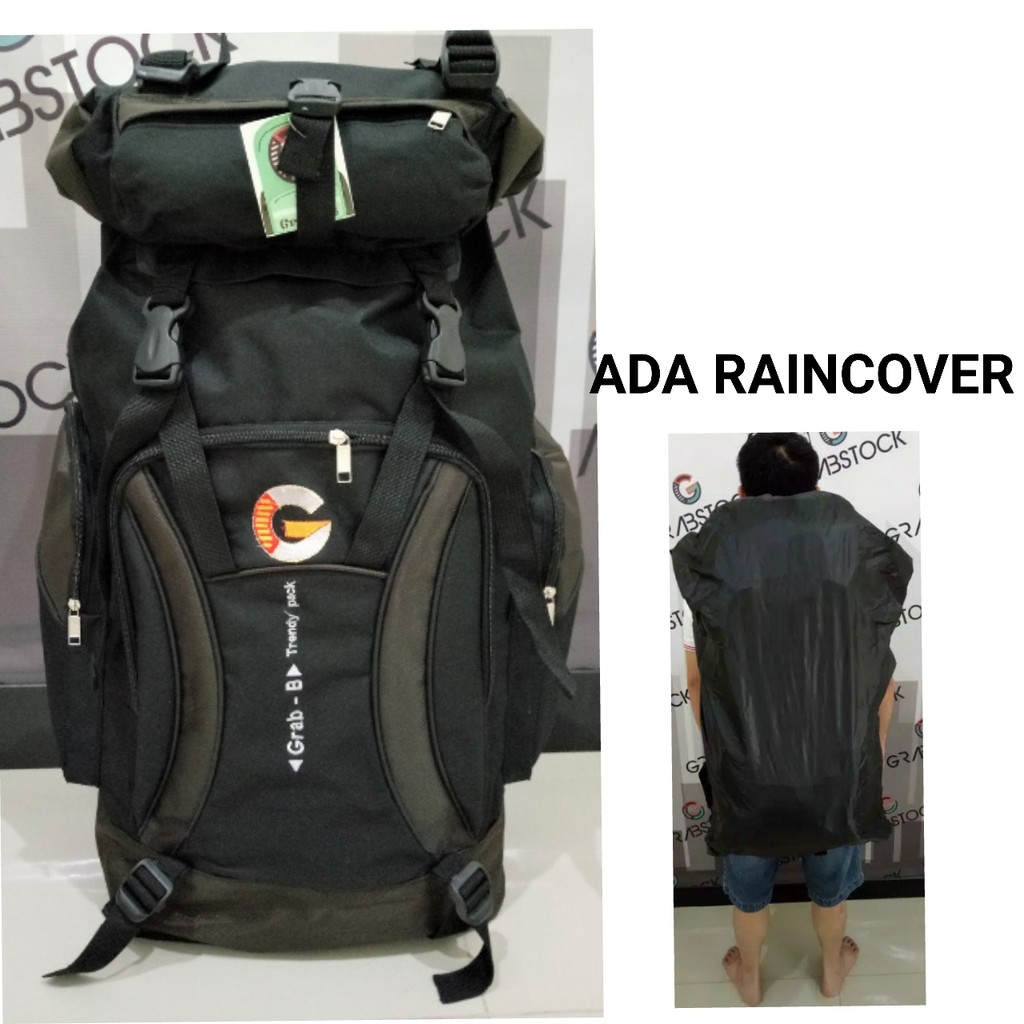 Grabstock Camping Carrier Besar Plus Raincover