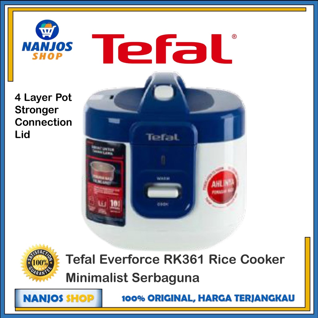 Tefal Rice Cooker Everforce Rice Cooker Serbaguna / Penanak Nasi RK363