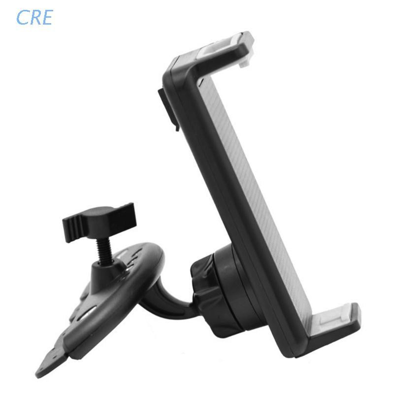 CRE  360 Rotation Car CD Slot Mount Holder Stand For 4-11 inch Smart Phone Tablet PC