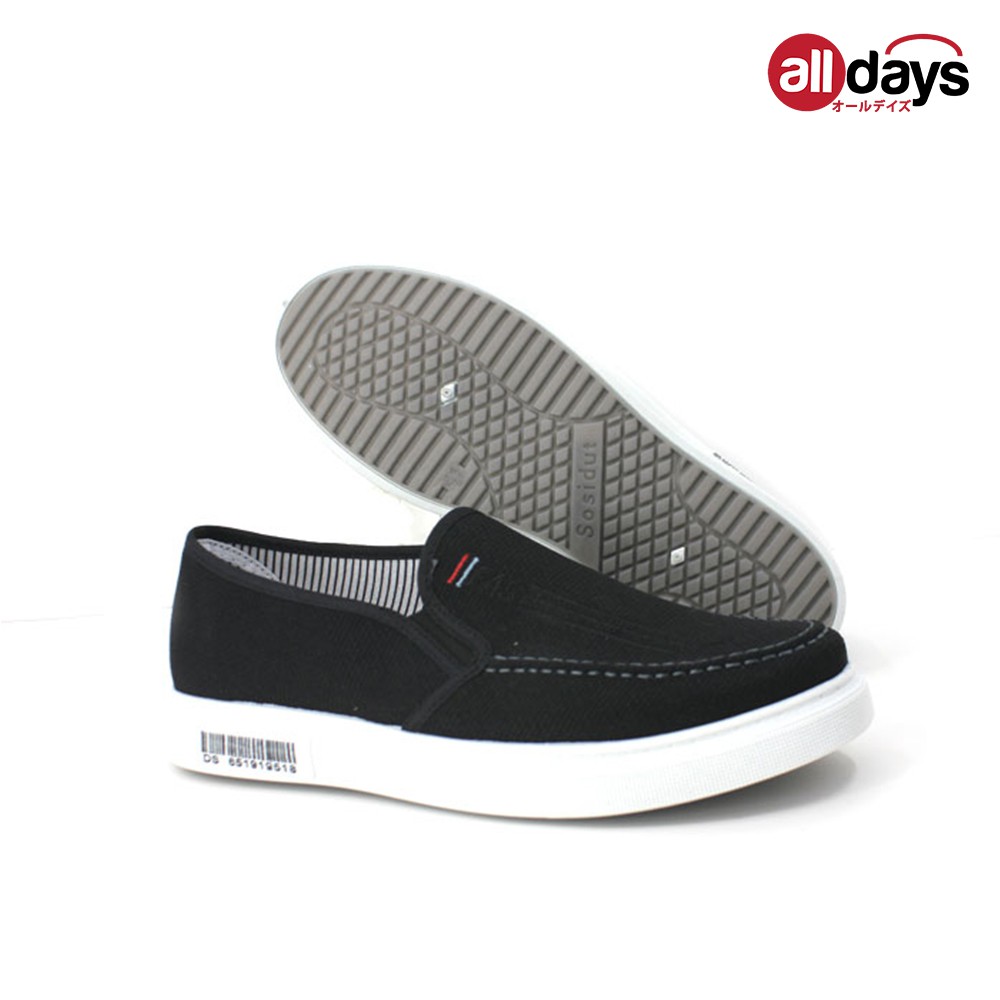 Faster Sepatu Sneakers Slip On Kanvas Import  Pria 1036 Size 39-43