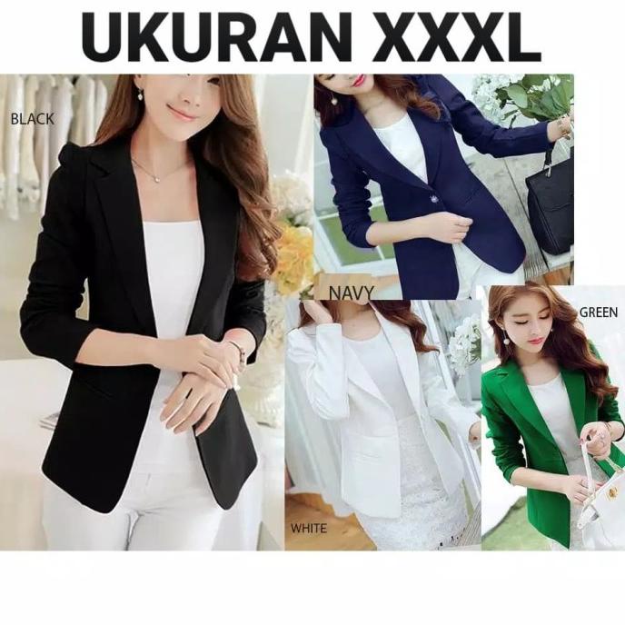 BLAZER JUMBO BIGSIZE FORMAL WANITA KANTOR