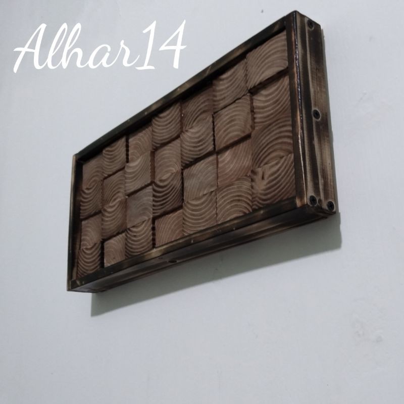 Wall Decor Slice Wood Hiasan Dinding