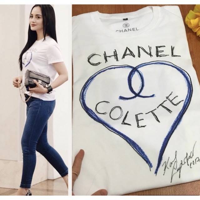 Jual Kaos  Chanel  Import Desain Baju Desain Kaos  Menarik