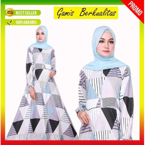 BAJU GAMIS WANITA TERBARU PESTA SYARI JUMBO BALOTELI PAKISTAN MODERN 7