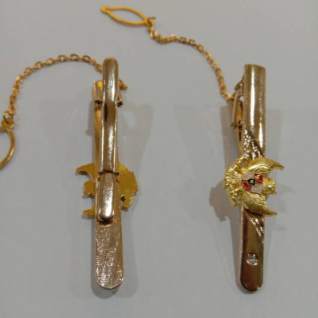 Jepit Dasi Penjepit Dasi Jepitan Dasi Burung Garuda Kuningan PREMIUM