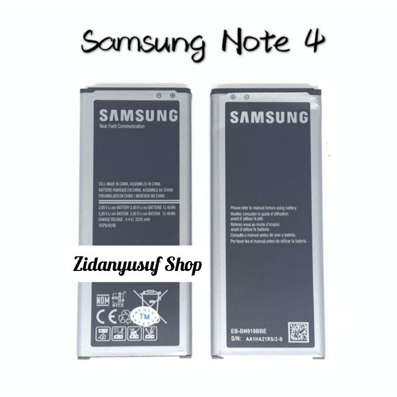 BATTERY BATRE BATRAI BATERAI SAMSUNG NOTE 4 N910 BATT