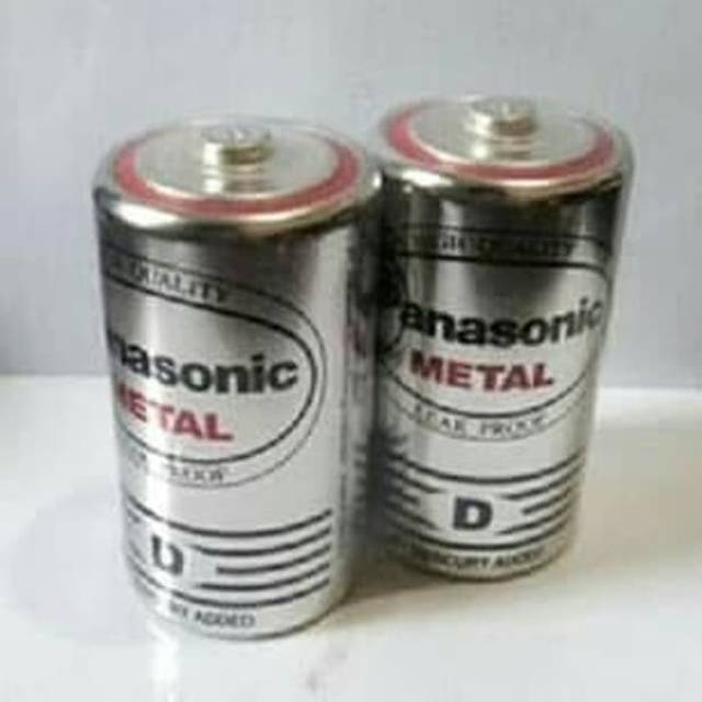 Battery PANASONIC ORIGINAL BESAR baterai jam batre metal tipe D
