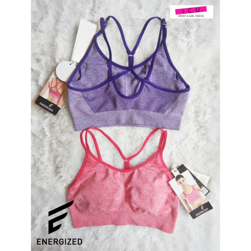 Sport Bra Pakaian Dalam Olahraga Wanita Activewear Original Energized by Pierre Cardin 201-1009 Size