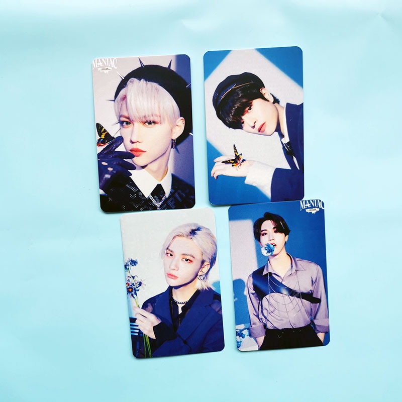 8pcs / Set Kartu Pos Desain STRAY KIDS ALBUM MANIAC Ukuran Kecil