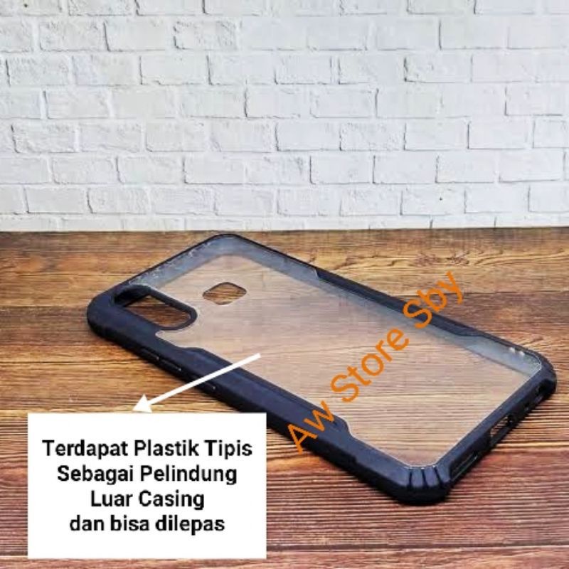 (FUZE ARMOR)CASE XIAOMI POCO F3/X3/M4 PRO 5G ACRYLIC TRANSPARANT