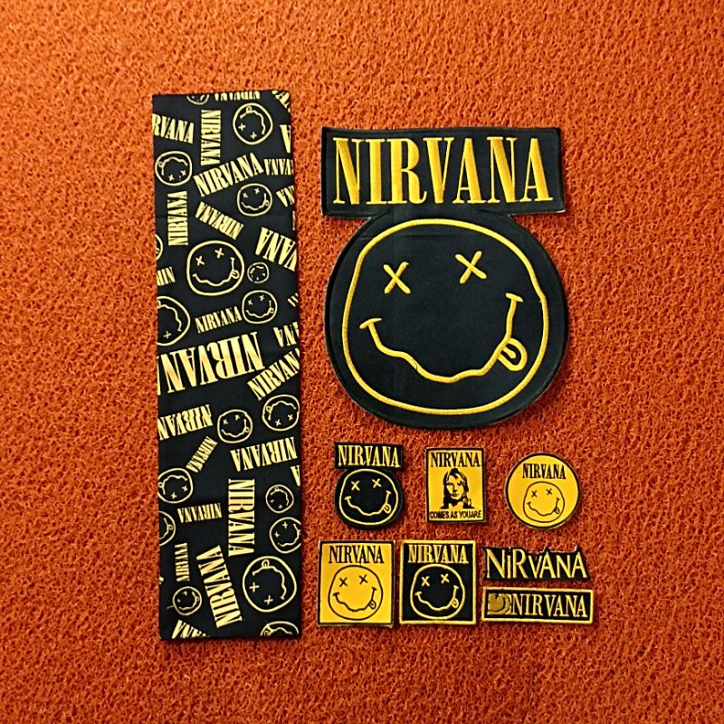 BACKPATCH BORDIR / PATCH BORDIR NIRVANA SATU SET FREE SLAYER BEST QUALITY