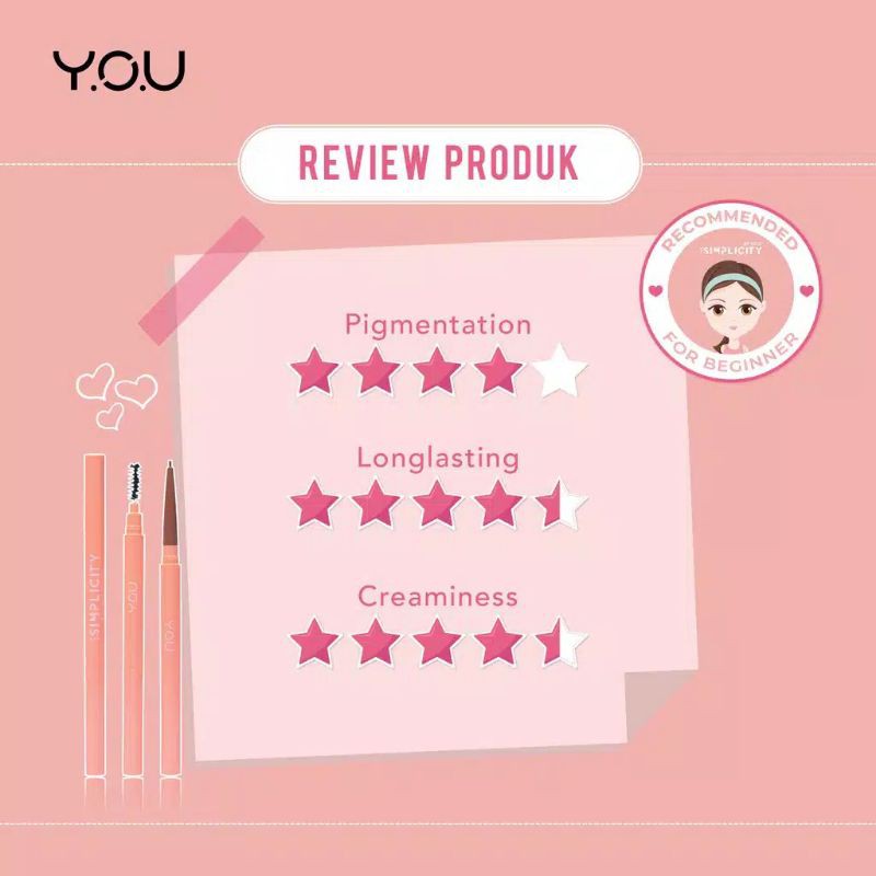 Kosmetik You The Simplicity Brow Styler by You Makeups