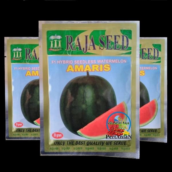 Benih Semangka Hibrida F1 Unggul Non Biji AMARIS by Raja Seed 20gr