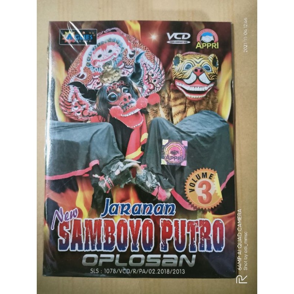 VCD original jaranan samboyo putro oplosan