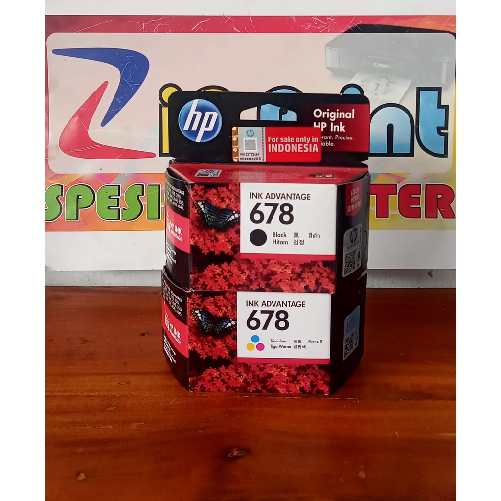 Jual Tinta Hp Original Color And Black Tinta Hp Ori Shopee Indonesia