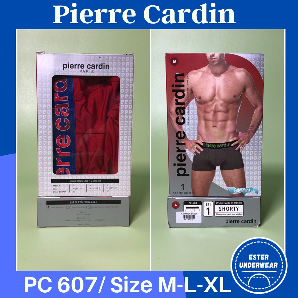 Celana boxer Pria Pierre Cardin Import Pc 607  ISI-1 PCS