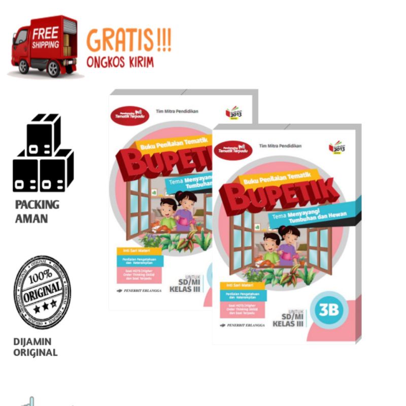 BUKU PENILAIAN TEMATIK (BUPETIK) SD 3B KELAS. 3/K13N BUPETIK KELAS 3B