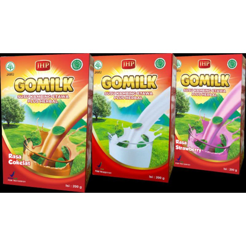 

Gomilk Susu Kambing Etawa kemasan 200 gram