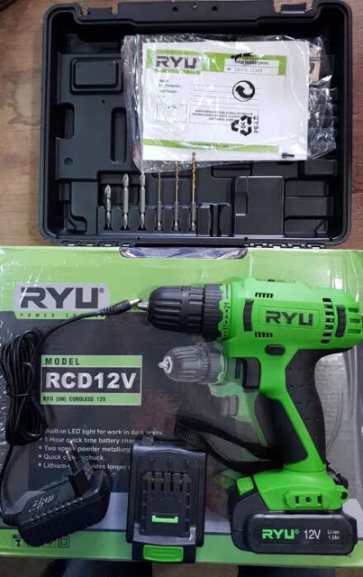 RYU-Mesin Cordless Impact Drill RCD12V