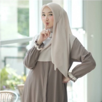 Alaris Amira dress Gamis Princess Casual dress daily gamis renda baju muslimah