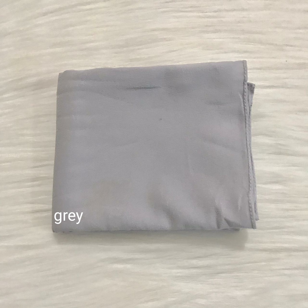 Bisa Cod Pasmina diamond 170x70cm / pashmina sabyan /pashmina diamond premium-Grey