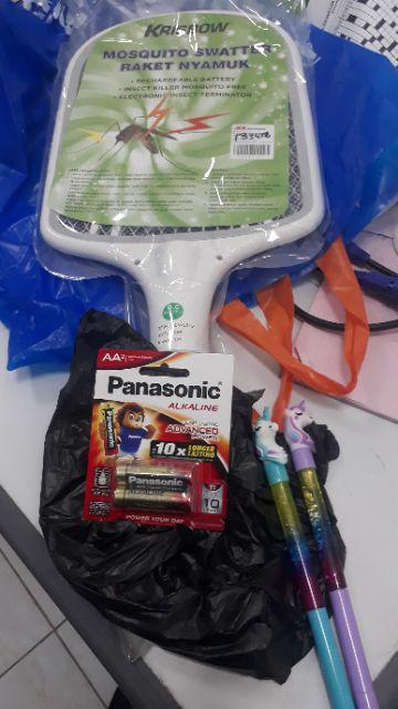 Raket Nyamuk Krisbow + Senter