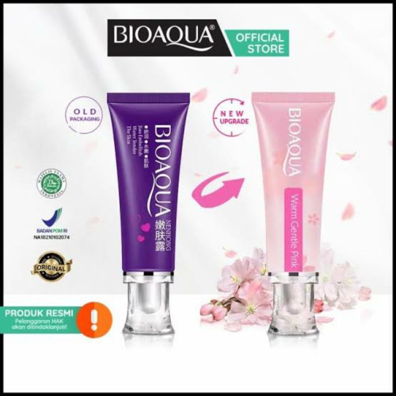 BIOAQUA NENHONG PINK GENTLE GEL ORIGINAL BPOM - PEMUTIH KETIAK PEMERAH BIBIR