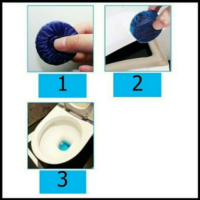 Tablet Pembersih Toilet Penyegar Toilet Biru Kloset Cleaner 50gram