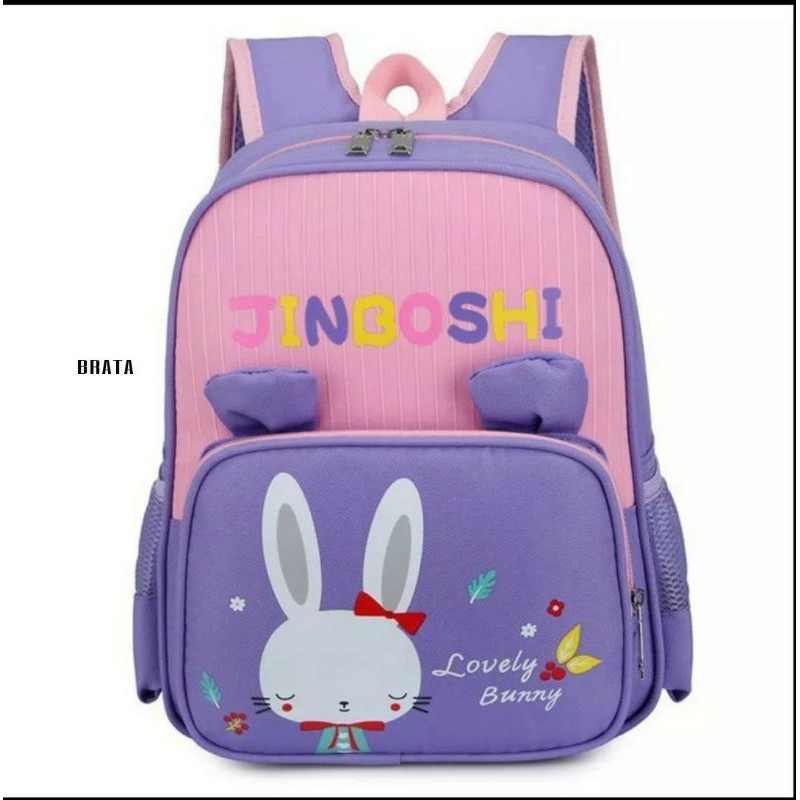 Tas ransel anak motif kartun (JINBOSHI) Ransel untuk Anak Laki-laki Kartun TasSekolah Anak PL952