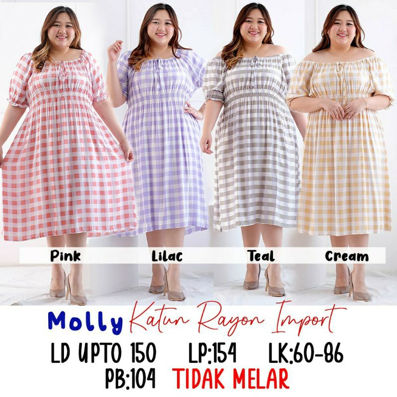 DRESS BIGSIZE MOTTY LD 150