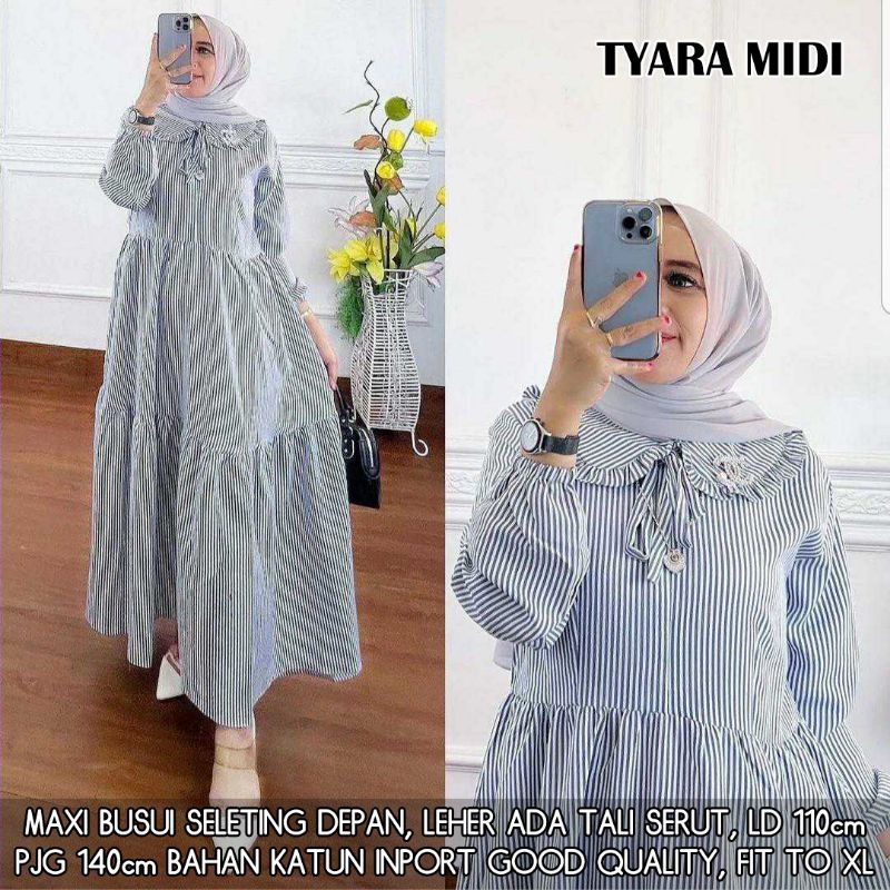Gamis maxy tyara katun