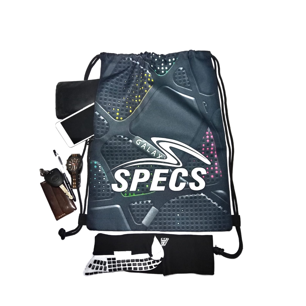 Tas Serut Futsal Sepak Bola Gymsack  String Tas Olah Raga Tas Specs Gymsack Specs