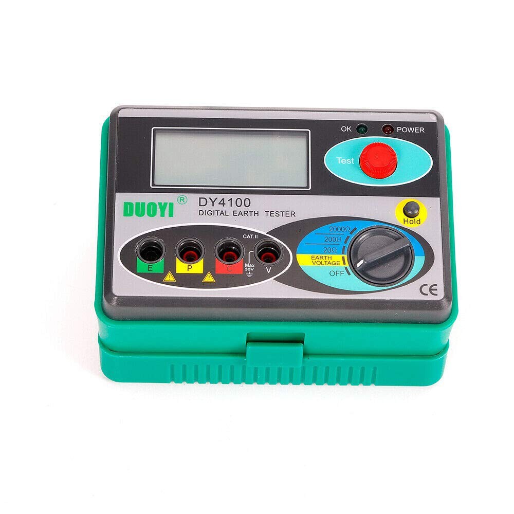 Insulation Tester Meter Digital Megger Earth Resistance Voltage Tester Ground DUOYI DY4100