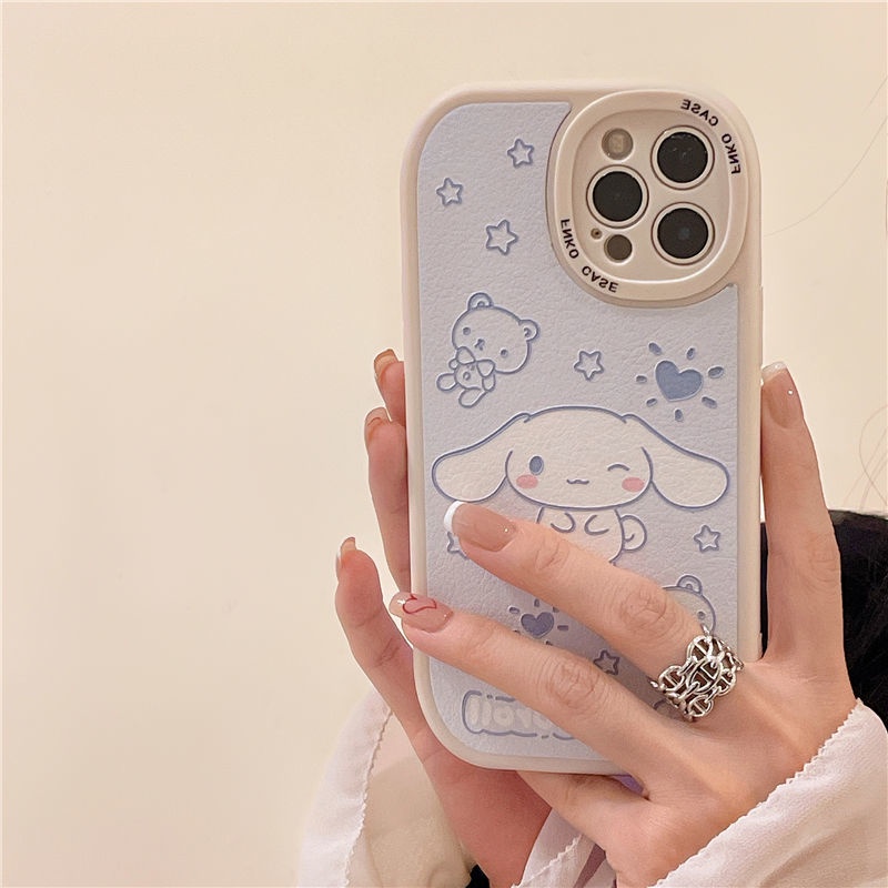 Soft Case Desain Anjing Putih Ujung Bulat Untuk IPhone 12 13 11 Pro Max X Xs Max Xr 1134