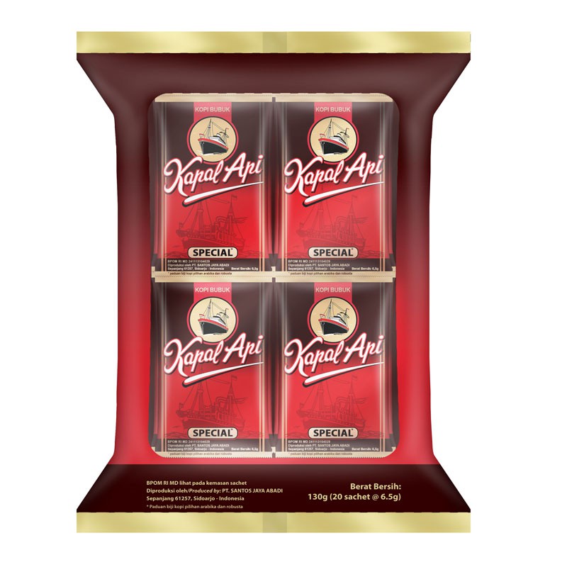 

Kapal Api Special Merah Kopi - 1 sachet Berat 6.5 Gram