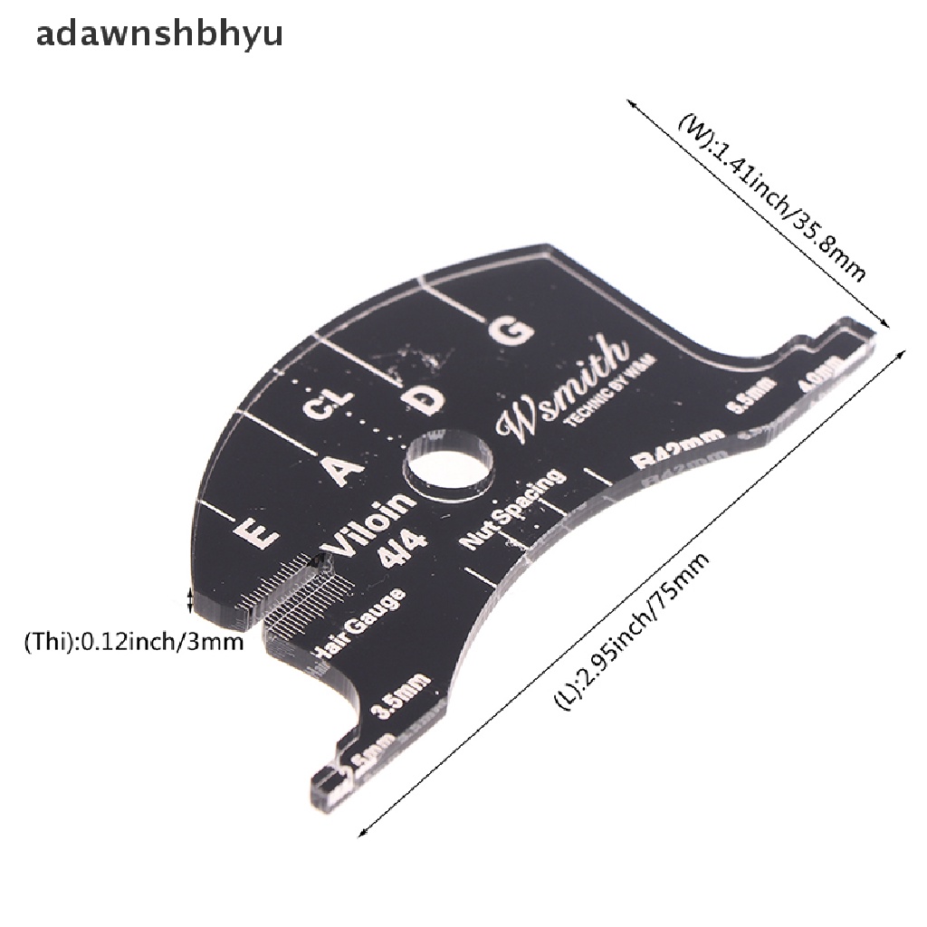 Adawnshbhyu Violin Bridges Multifungsi Cetakan Template 4per4alat Perbaikan Jembatan Biola