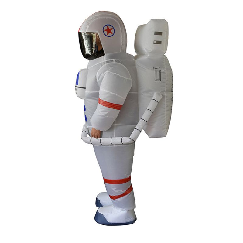 Mary 150-195 cm Kostum Astronot Tiup Novelty Cloth Full Body Alat Peraga Wahana