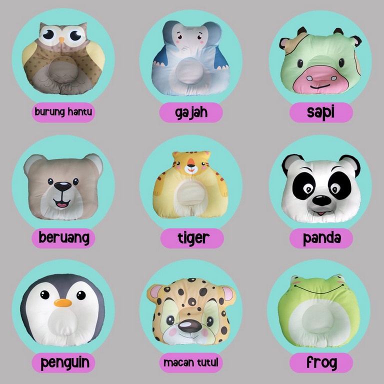 Bantal Peyang Bayi Hosana Bahan Katun